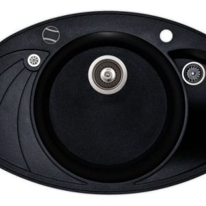 Aquasanita PAPILLON SCP151-601AW Czarny metalik