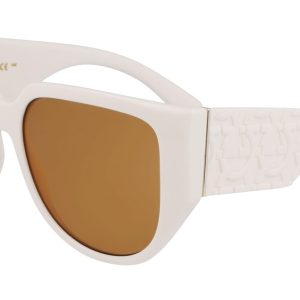 Okulary FERRAGAMO SF1088SE-103. Okulary przeciwsłoneczne, Kolor biały. Kobieta.