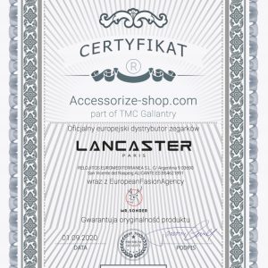 Biżuteria LANCASTER GLA009RG. TWINS, Kolor różowy. Mężczyzna.