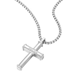 JEWELER'S POLICE PEAGN0008901. Naszyjnik, Kolor szary. Mężczyzna.