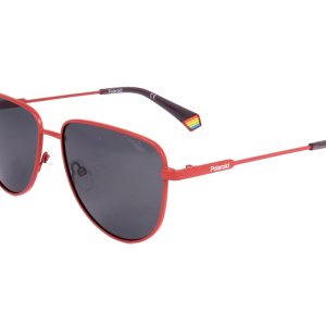 Okulary POLAROID PLD6196SX0Z3. Okulary przeciwsłoneczne, Kolor pomarańczowy. Unisex.