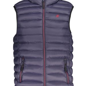 NIEBIESKA MĘSKA MĘSKA POLO BEZ RĘKAWÓW GRAND GRAND