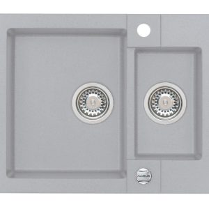 Alveus ROCK 80 kol. 81 beton zlew Granital 1,5kom. z syfonem POP-UP