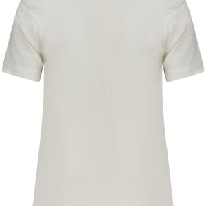 Norway 1963 DAMSKA KOSZULKA Z KRÓTKIM RĘKAWEM BIAŁA