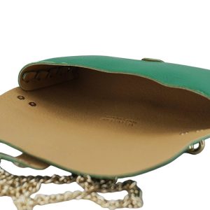 Torebki kopertówki na łańcuszku - Zielone jasne