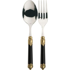 RINASCIMENTO GOLD BLACK 2 cz. Zestaw do serwowania