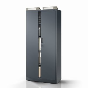 Szafa JAN Compact 1750 x 800 x 400 mm, antracytowa