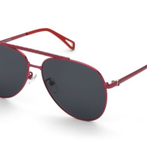 Okulary ZADIG&VOLTAIRE SZV415-6008ER. Okulary przeciwsłoneczne, Kolor czerwony. Unisex.