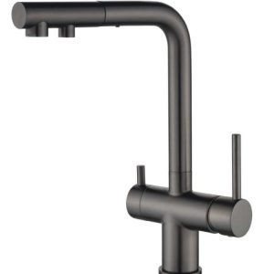 Helika 2683-T Tytan bateria z wyciąganą wylewką i podłączeniem do filtra