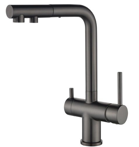 Helika 2683-T Tytan bateria z wyciąganą wylewką i podłączeniem do filtra