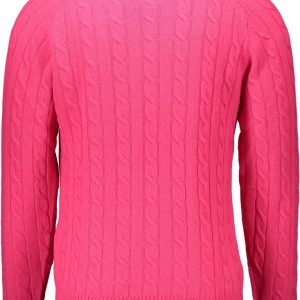 RÓŻOWY SWETER MĘSKI GANT