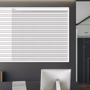 Diagram gantta tablica suchościeralna lean 076 podział na tygodnie
