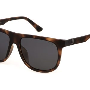 Okulary POLICE SPLN33E59878P. Okulary przeciwsłoneczne, Kolor brązowy. Mężczyzna.