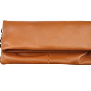 Minimalistyczna Damska kopertówka listonoszka ze skóry naturalnej Patrizia