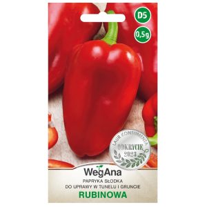 Papryka słodka Rubinowa nasiona 0,5g - WegAna