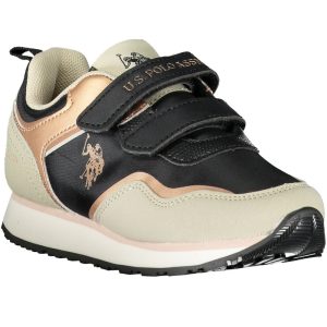BUTY SPORTOWE US POLO W NAJLEPSZEJ CENIE CZARNE DZIECIĘCE BUTY SPORTOWE