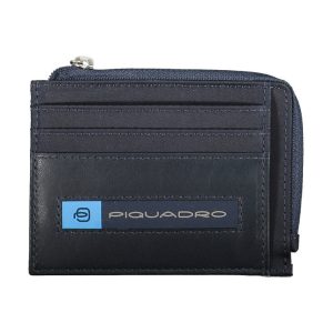 NIEBIESKI PORTFEL MĘSKI PIQUADRO