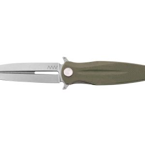 ANV Knives Z400 BB STONEWASH G10 OLIVE ANVZ400-013