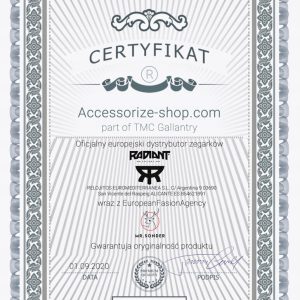 Biżuteria RADIANT RY000021. Bransoletka, Kolor czarny. Kobieta.