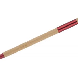 Długopis bambusowy IXER - Czerwony