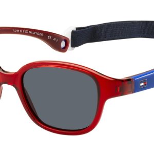 Okulary TOMMY HILFIGER TH-1499-S-C9A. Okulary przeciwsłoneczne, Kolor czerwony. Dziecko.