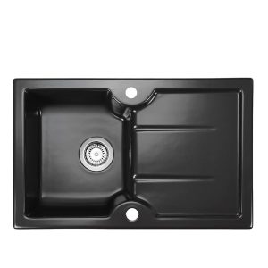 Sonra Merid 78 Black 70 zlewozmywak ceramiczny