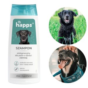 Szampon pielęgnacyjny dla psów o sierści ciemnej 200ml - HAPPS
