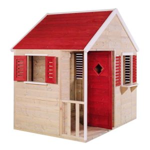 Wendi Toys drewniany domek do zabawy krokodyl Natura 155x120x168cm