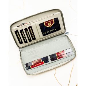 Skóra naturalna + Damski portfel ze skóry ekologicznej Peterson PTN PX25-NPK