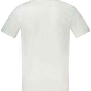 HUGO BOSS MĘSKA KOSZULKA Z KRÓTKIM RĘKAWEM BIAŁA