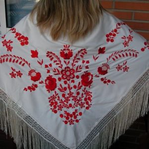 Dodatek FLAMENCO PGBL42. SHAWL, Kolor . Kobieta.