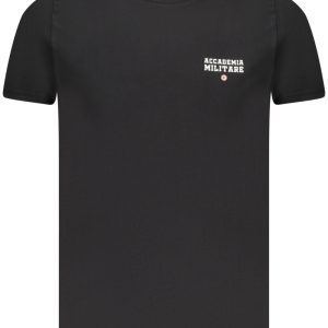MĘSKA KOSZULKA Z KRÓTKIM RĘKAWEM MILITARY ACADEMY CZARNA