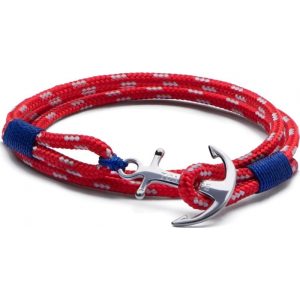 Biżuteria TOM HOPE TM0010. Bransoletka, Kolor czerwony srebrny. Unisex.