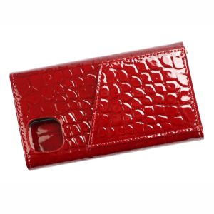 MiaMore etui na telefon model IPhone 13 case z klapą skóra krokodyla pasek