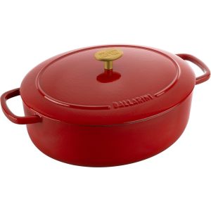 BALLARINI BELLAMONTE Garnek żeliwny owalny 4.5 ltr, czerwony