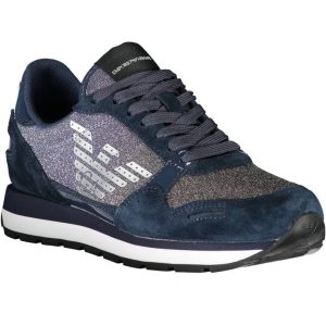 NIEBIESKIE BUTY SPORTOWE EMPORIO ARMANI DAMSKIE