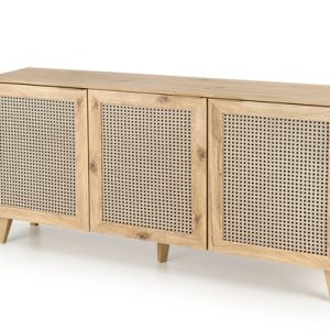 BORNEO KM-1 komoda dąb artisan/czarny