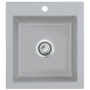 Systemceram Mera 51 Zlew ceramiczny Tytan, korek manualny