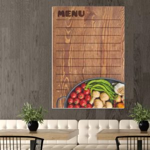 Tablica magnetyczna kredowa menu 30