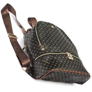 Plecak damski ze skóry eko dwukomorowy BRICIOLE