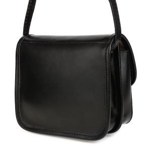 Czarna Beltimore Damska Skórzana Mała Torebka Listonoszka K66