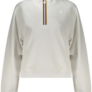 BLUZA K-WAY BEZ ZAMKA DAMSKA BIAŁA