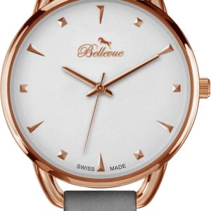 Zegarek BELLEVUE B34. Kwarcowy, Kolor biały. Kobieta.