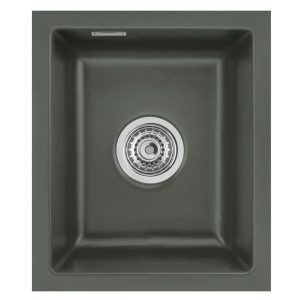 Systemceram Mera 32 U Lava, zlewozmywak ceramiczny, korek manualny