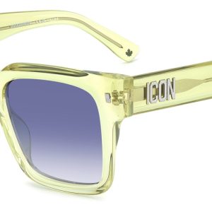 Okulary DSQUARED2 ICON0010S1ED. Okulary przeciwsłoneczne, Kolor zielony. Mężczyzna.
