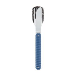 Akinod MAGNETIC STRAIGHT CUTLERY 12H34 MIRROR Aluminium Bleu