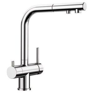 BLANCO FONTAS-S II chromowana z wyciąganą wylewką Użyj kodu 23BLA06 i płać mniej