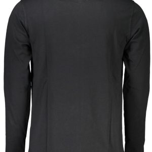 MĘSKI T-SHIRT Z DŁUGIM RĘKAWEM LA MARTINA CZARNY