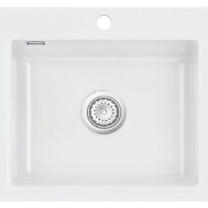 Systemceram Mera 57 Gronland, Zlew ceramiczny, korek manualny