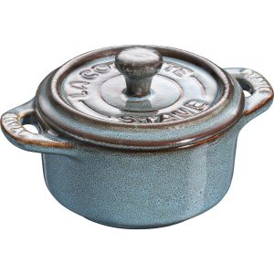 STAUB GIFT GIVING Mini cocotte okrągły 200 ml, antyczny turkusowy